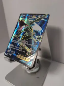 Pokemon TCG - Rayquaza EX 104/108 Full Art Ultra Rare Roaring Skies LP 2015 - Image 2