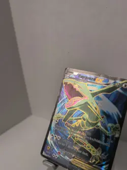 Pokemon TCG - Rayquaza EX 104/108 Full Art Ultra Rare Roaring Skies LP 2015 - Image 4