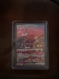 Pokemon TCG 151 UPC Mew Ex 053 Black Star Promo SVP 053 Near Mint NM XO1 - Image 1