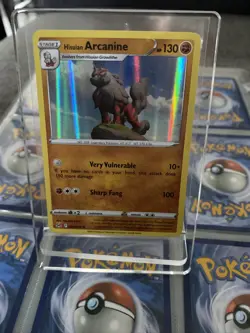 Pokemon TCG Hisuian Arcanine Sword & Shield - Lost Origin 084/196 Reverse... - Image 1