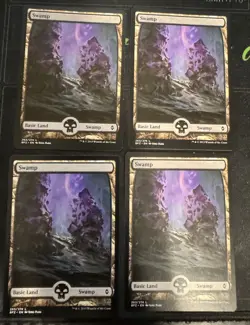 Swamp 263 Full Art X4 Battle for Zendikar Magic the Gathering mtg - Image 1