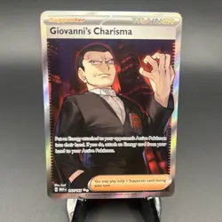 Giovanni’s Charisma SR #197/165 Pokemon S&V 151 M/NM Near Mint/Mint English - Image 1