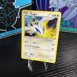 Pokemon Lugia TCG Black Star Promo Holo Rare XY156 (2016) LP - Image 1