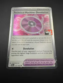 Pokemon Prize Pack 6 Paradox Rift Holo 177/182 Technical Machine: Devolution NM - Image 4