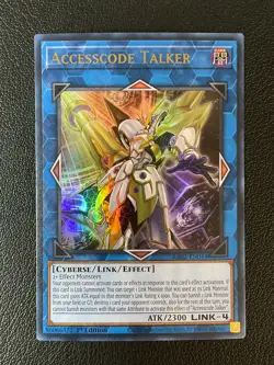 Yu-Gi-Oh TCG #RA02-EN044 Accesscode Talker 1st Edition Ultra Rare LP - Image 1