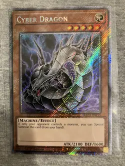 Cyber Dragon (Platinum Secret Rare) - Quarter Century Bonanza - Yu-Gi-Oh! - NM - Image 1