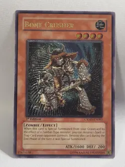 YuGiOh Bone Crusher CRMS-EN083 Ultimate Rare 1st Edition LP - Image 2