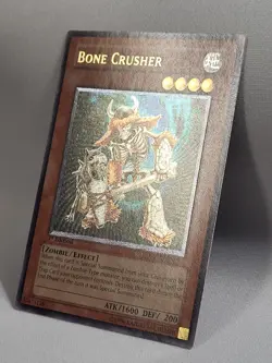YuGiOh Bone Crusher CRMS-EN083 Ultimate Rare 1st Edition LP - Image 3