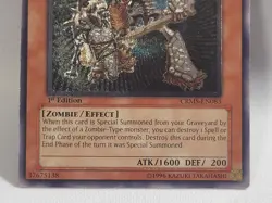 YuGiOh Bone Crusher CRMS-EN083 Ultimate Rare 1st Edition LP - Image 5