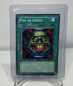 Yugioh - Pot of Greed SD3-EN019 1st Edition Common MP - Image 1