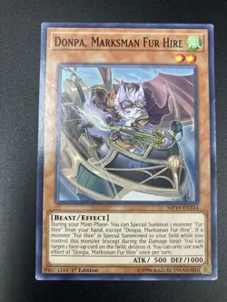 Fur Hire Set MP19-EN244,246,247,250,251 Yu-Gi-Oh! 1st Edition - Image 2