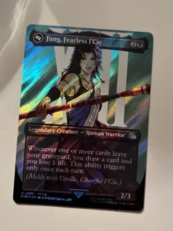Fang, Fearless l'Cie U 0526 Surge Foil Borderless MTG Final Fantasy 2025 NM - Image 1