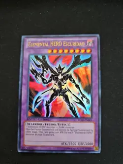 Yu-Gi-Oh! TCG Elemental HERO Escuridao YG09-EN001 Promo Limited Ultra Rare - Image 1