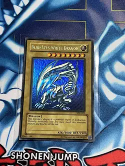 Wavy Yu-Gi-Oh Kaiba Starter Deck SDK-001 Blue-Eyes White Dragon Ultra Rare MP - Image 1