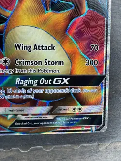 Pokemon Card - Charizard GX #SM60 Black Star Promo Full Art NM - Image 5