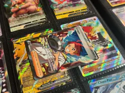 Pokemon Trainer Crispin TCG Full Art Holo Ultra Rare Card 164/142 NM Condition - Image 3