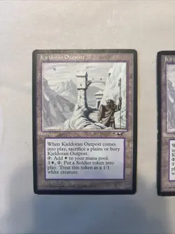 MTG Magic the Gathering Card LP/MP Kjeldoran Outpost X2 - Image 2