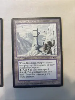 MTG Magic the Gathering Card LP/MP Kjeldoran Outpost X2 - Image 3