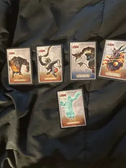 Legend Of Zelda Twilight Princess Tcg 2007 Lot Of 41 Cards 17 Foils And Tattoos! - Image 4