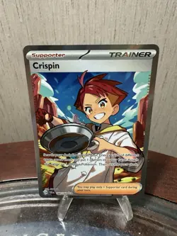 Pokemon TCG Crispin Trainer Card Stellar Crown 164/142 - Image 1