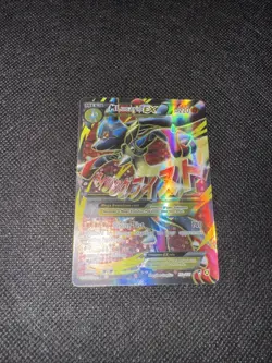 Pokemon M Lucario EX Holo Card Mega Powers Collection 2017 55a/111 Near Mint - Image 1