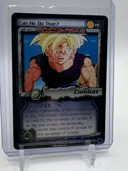 Dragon Ball Z DBZ CCG TCG P7 Can He Do ThatU Cell Games Saga Promo Card Played - Image 1