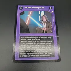 Lot of 2 Star Wars CCG Oversized Cards Vtg 1999 Decipher - Read Description #1 - Image 4