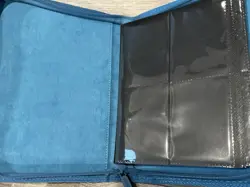 GAMEGENIC CASUAL ALBUM 4-POCKET BINDER PORTFOLIO BLUE HOLDS 80 CARDS - Image 4