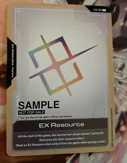 Gundam Card Game Ex Resource EXR-001 Near Mint Sample Card - Image 1
