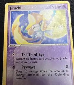 Jirachi 021 NintendoPromo Wish Maker 2004 Pokemon Card - Damaged - Image 3