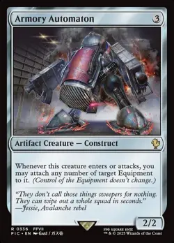1x - Armory Automaton - Commander: Final Fantasy FIC - NM MTG - Image 1