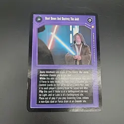 Star Wars CCG Lot of 2 Oversized Cards Vtg 1999 Decipher - Read Description #2 - Image 3