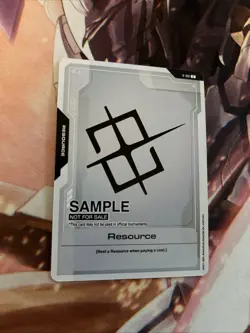 Gundam Card Game Resource R-001 Near Mint Sample Card - Image 1