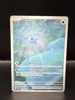 Pokemon Cards Phione 175/167 Illustration Rare Twilight Masquerade B - Image 1