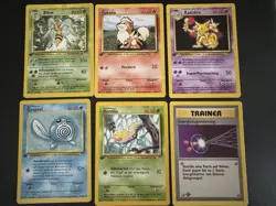 Pokemon 1st Edition Beedrill German 17/102 LP & other 1st Edition German Cards - Image 1