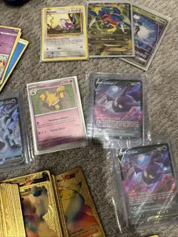 Pokemon Cards Lot Holo Foil Rares Commons GOLD FOIL LOT 100+ - Image 2