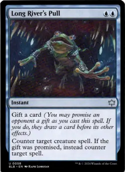 Long River's Pull U Bloomburrow 58 Near Mint - Image 1