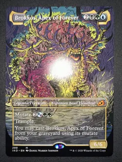 Brokkos, Apex of Forever (Showcase) - Ikoria: Lair of Behemoths MINT MTG Magic - Image 1