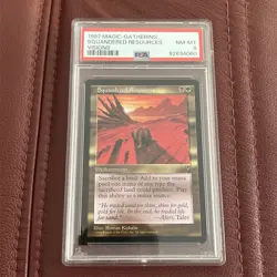 Squandered Resources MTG PSA 8 Visions Regular Rare Reserve List - Image 1