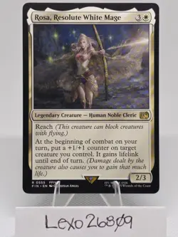 Rosa, Resolute White Mage (NON FOIL) Final Fantasy MTG - Image 1