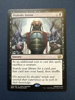 MTG Diabolic Intent - The Brothers' War (BRO) NM - Image 1
