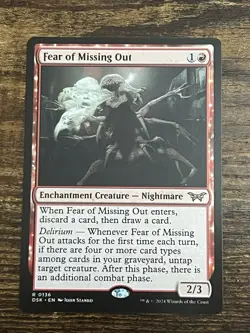 Fear of Missing Out - Duskmourn: House of Horror (DSK) - EN R 0136 - Image 1