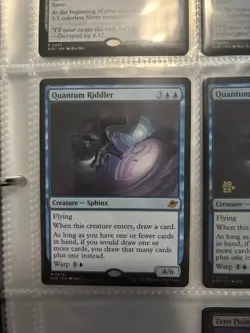 Quantum Riddler 3 Copies ( 1 Regular, 1 Foil Promo, 1 Non-foil Borderless) - Image 1
