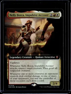 Nelly Borca, Impulsive Accuser - 318 - Foil - MKC - NM - MTG Magic the Gathering - Image 1