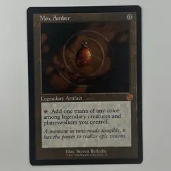 Mox Amber Retro Frame #35 NON- FOIL The Brothers' War Magic: The Gathering - Image 1