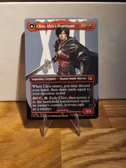 Clive, Ifrit's Dominant (Borderless) M 0385 Final Fantasy FIN MTG - Image 1