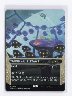 Thespian's Stage (Borderless Foil) 44 MTG Edge of Eternities Stellar Sights (b) - Image 1