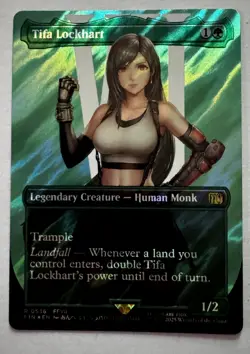 Tifa Lockhart (Borderless) (Surge Foil) Final Fantasy Foil NM #536 - Image 1