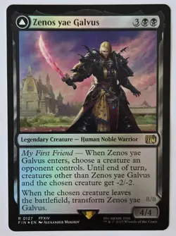 MTG Zenos Yae Galvus - Final Fantasy - FIN R 0127 FOIL - Image 1