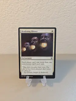 MTG Deafening Silence LP Throne Of Eldraine - Image 1
